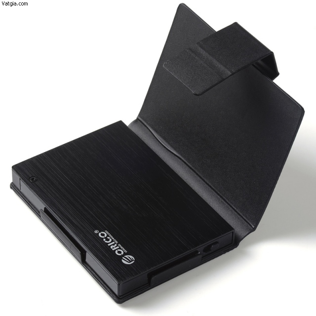 Hộp đựng ổ cứng 2.5 ORICO 25AU3, USB 3.0, vỏ nhôm có bao da (Đen, bạc, tím)