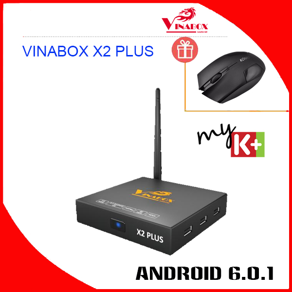VINABOX X2 PLUS – CHIP RK3229, ANDROID 6.0 CHÍNH HÃNG GIÁ RẺ