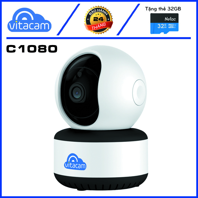 VITACAM C1080 | 2.0MPX - FULLHD 1080P - H.265X - QUAY QUÉT THEO CHUYỂN ĐỘNG