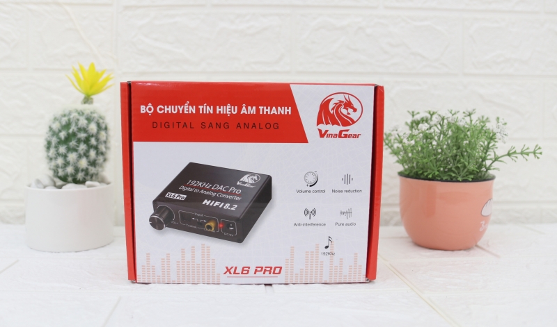 BỘ CHUYỂN ĐỔI ÂM THANH DIGITAL SANG ANALOG VINAGEAR XL6 PRO CHÍNH HÃNG