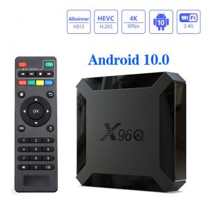 Android TV Box X96Q - Android 10 OS Quad Core A53 RAM 1 GB ROM 8 GB