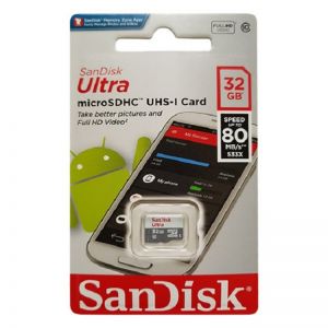 Thẻ nhớ Micro SD 32GB Sandisk Ultra Class 10 UHS-I 100Mb/s chuyên dùng ghi hình cho camera IP