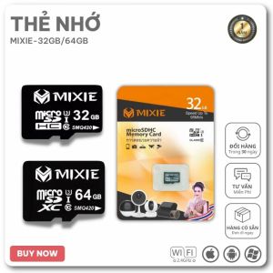 THẺ NHỚ MIXIE 32GB/64GB U3 MICRO TF TỐC ĐỘ GHI 95Mb/S - BH 3 NĂM