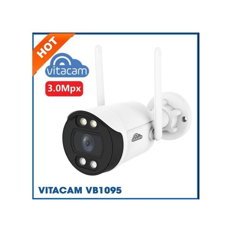 CAMERA NGOÀI TRỜI IP VITACAM VB1095 - 3MPX ULTRA HD 2K mới nhất 2022