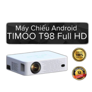 Máy Chiếu Phim TIMOO-T98 Full HD Android 9.0 Độ Sáng Lên Tới 6000Lumens Mang Cả Rạp Phim Về Nhà