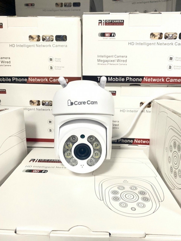 Camera wifi ngoài trời Carecam pro 15HS-E3 3MP xoay 360 độ , đàm thoại 2 chiều, cảnh báo phát hiện chuyển động
