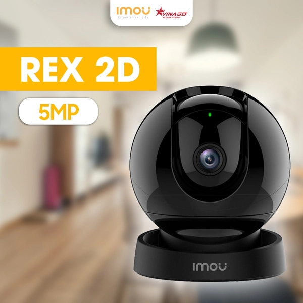 CAMERA IMOU REX 2D CAMERA TRONG NHÀ 5MP, ĐỘ PHÂN GIẢI 3K MỚI NHẤT 2023