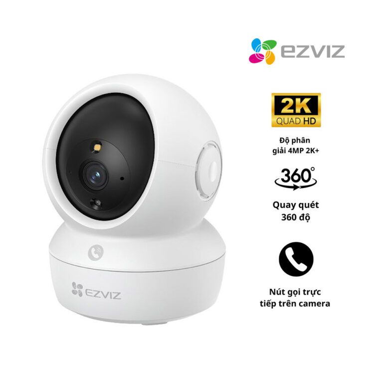 Camera WiFi EZVIZ H6C Pro 2K+ 4MP (Quay quét, gọi qua app)