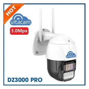 Camera ngoài trời PTZ VITACAM DZ3000 PRO 4Mp ULTRA HD xoay 355 độ