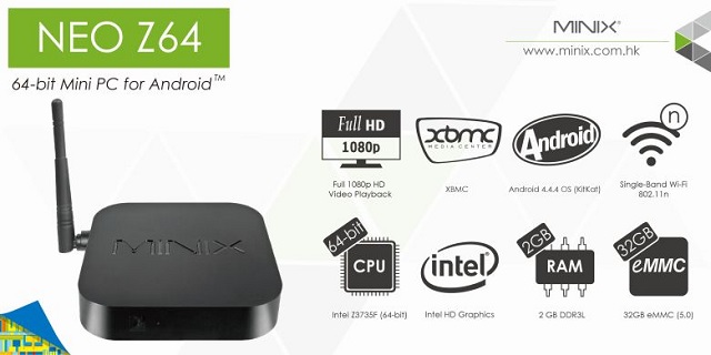 Hướng dẫn cài đặt Windows 8.1 trên siêu phẩm Minix Neo Z64A - Chip Intel 64 bit phiên bản Android Kitkat 4.4
