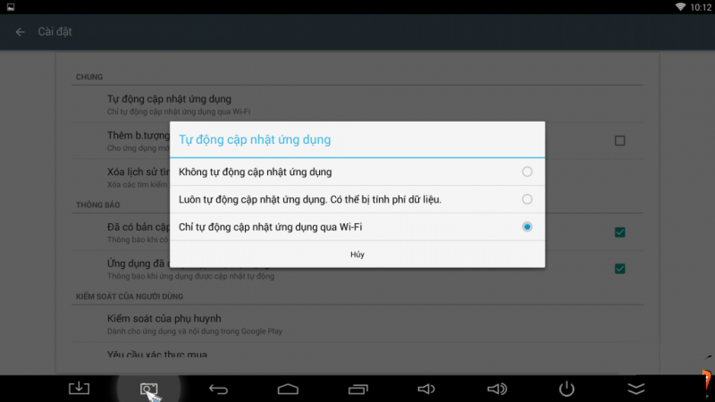 Hướng dẫn tắt tính năng tự động cập nhật ứng dụng trên Play Store tránh bị treo máy