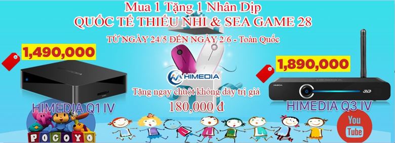 KHUYẾN MẠI ĐẶC BIỆT MUA 1 TẶNG 1 - NHÂN DỊP NGÀY QUỐC TẾ THIẾU NHI & SEA GAME 28